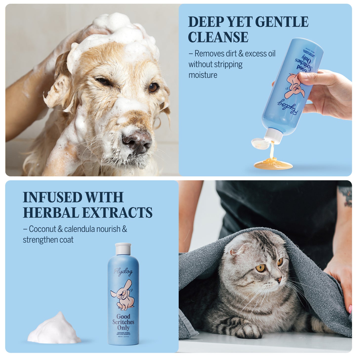Good Scritches Only-Soothing Herbal Anti-Itch Shampoo