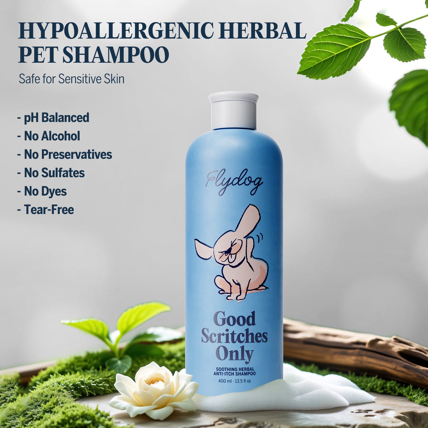 Good Scritches Only-Soothing Herbal Anti-Itch Shampoo