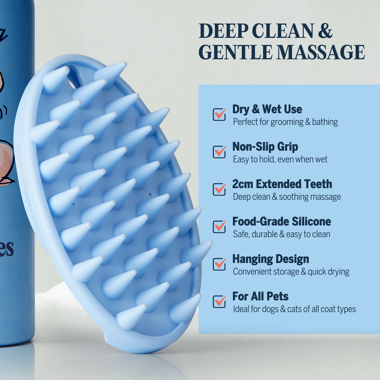 Good Scritches Only-Soothing Herbal Anti-Itch Shampoo with Brush