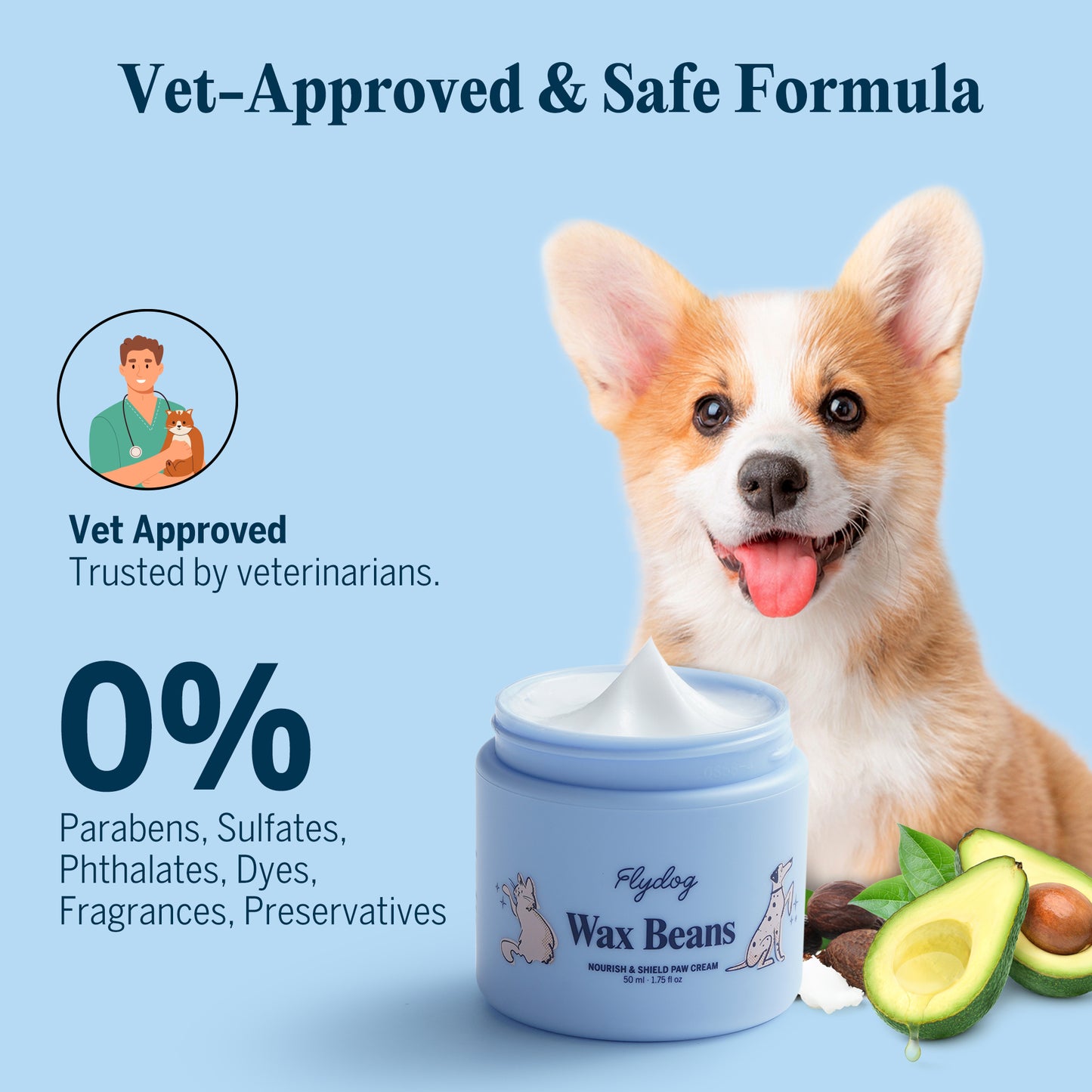 Wax Beans-Pet Paw & Nose Balm Cream