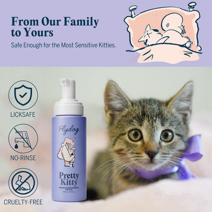 Pretty Kitty-Waterless Cat Dry Shampoo with Grooming Glove