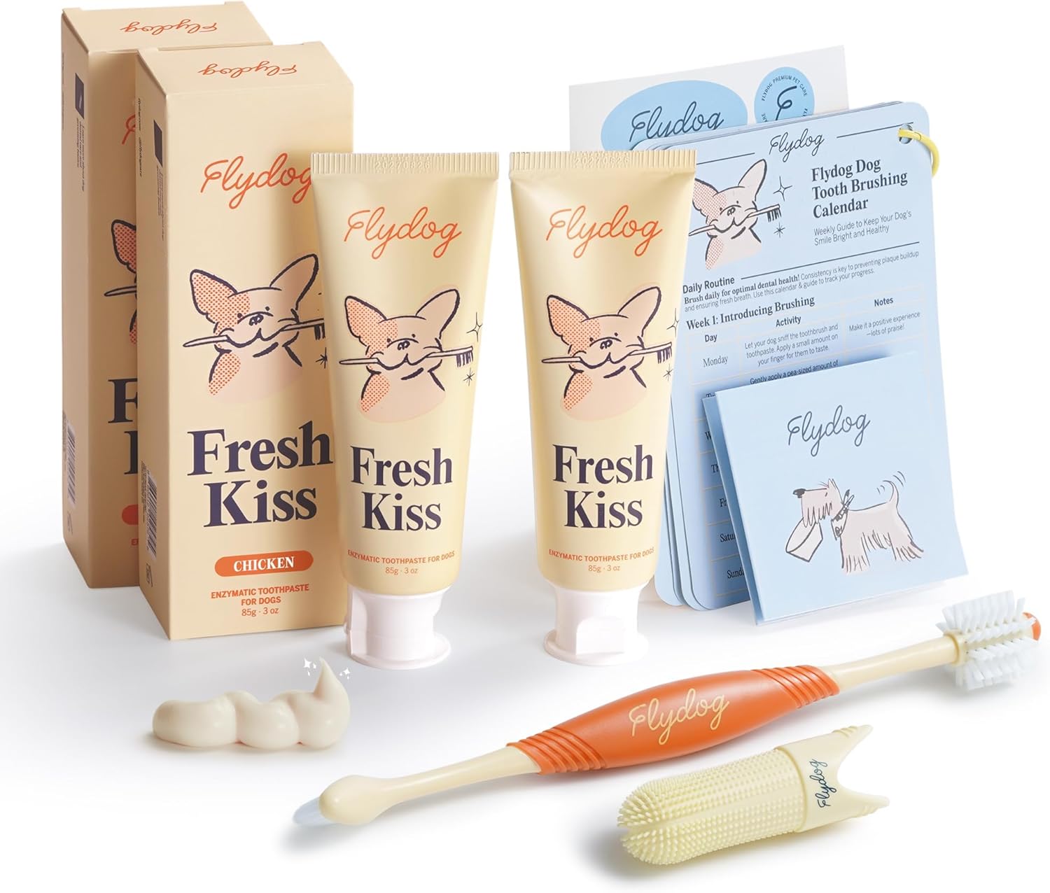 Chicken Dog Tooth Brushing Kit