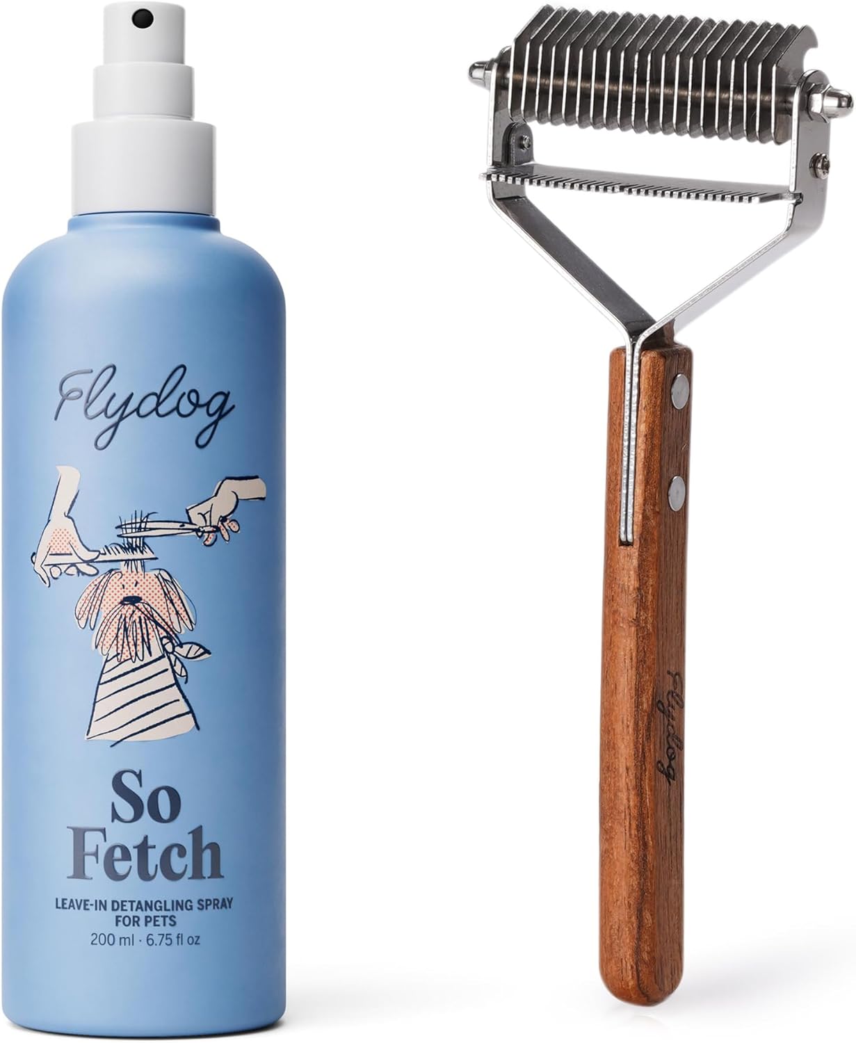 Leave-In Detangle Conditioner Spray with Tailored Comb